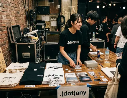 Merch setup